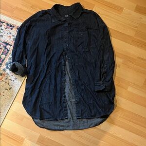 GAP Button Down Tunic Shirt